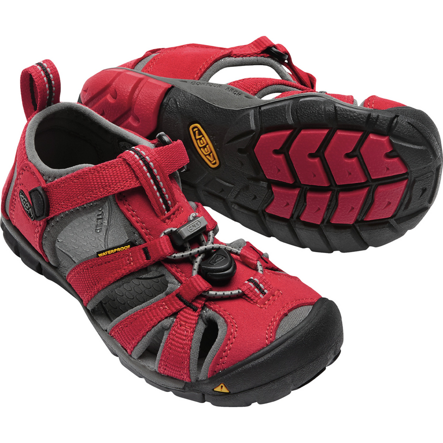 Keen - Seacamp II CNX Childrens - Racing Red/Gargoyle - Sandals