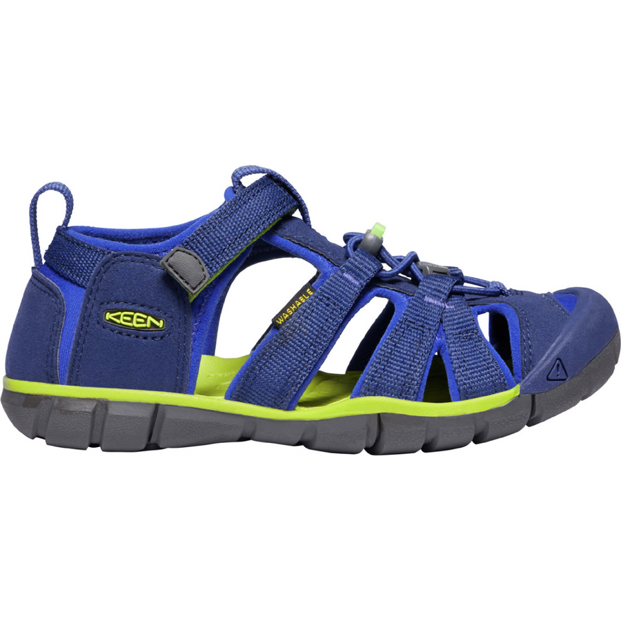 Keen - Seacamp II CNX Youth - Blue Depths/Chartreuse - Sandals