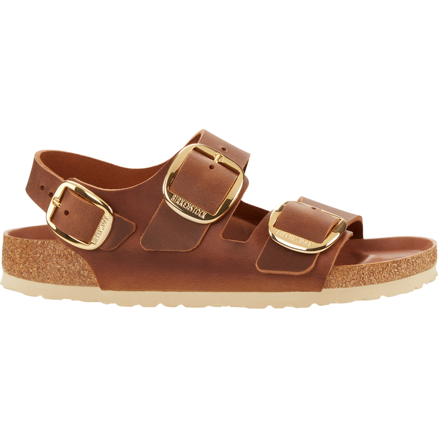 Milano Big Buckle - Cognac