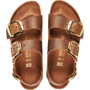 Milano Big Buckle - Cognac