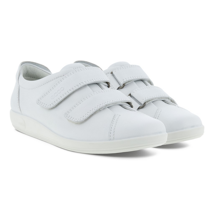 Ecco - Soft 2.0 Velcro - Bright White - Shoes