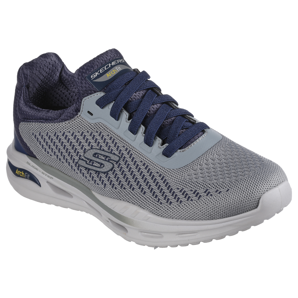 Skechers - Arch Fit Orvan - Trayver - Grey/Navy - Trainers