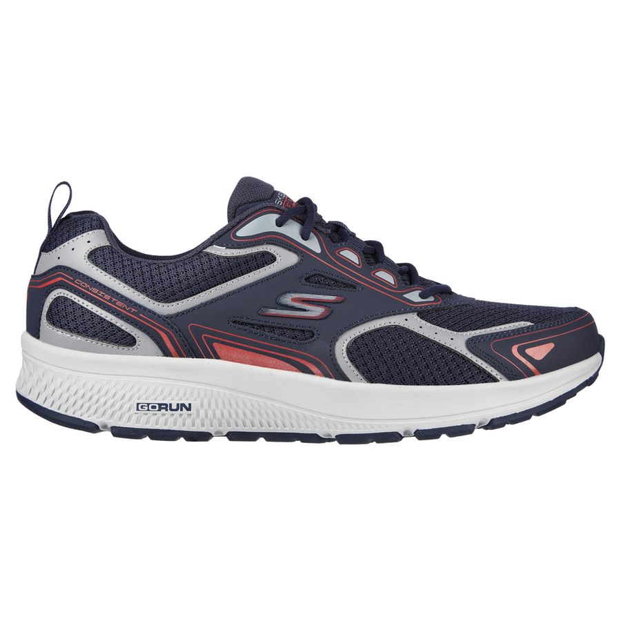 Skechers Go Run Consistent Navy Red Trainers Robert Carder Shoes