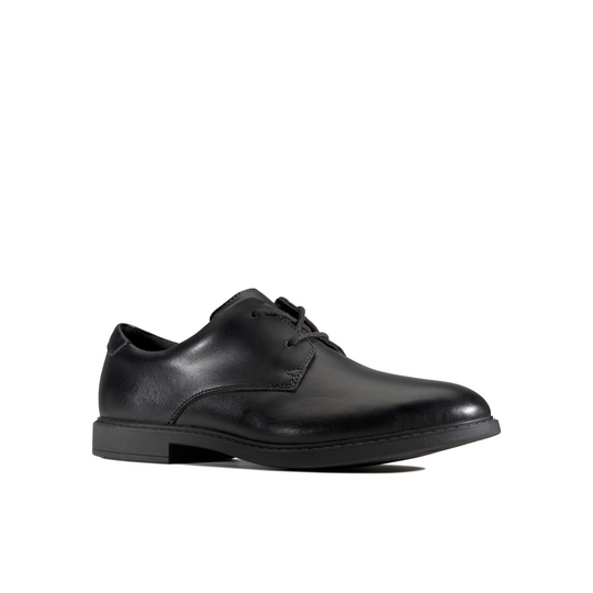 Clarks - Scala Loop Y - Black Leather - School Shoes