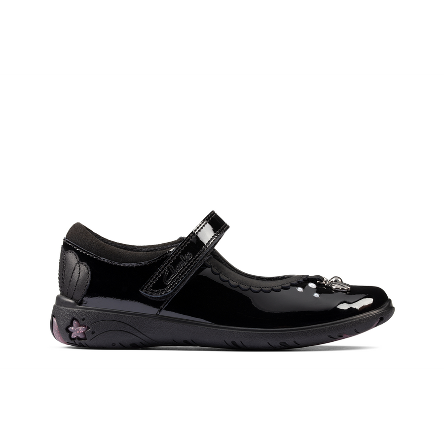 Sea Shimmer K - Black Patent