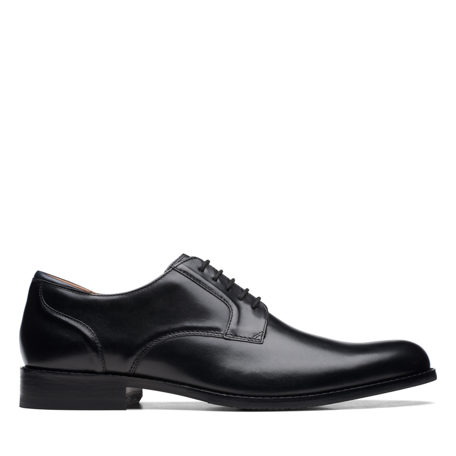 Clarks - CraftArlo Lace - Black Leather - Shoes