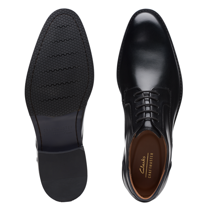 Clarks - CraftArlo Lace - Black Leather - Shoes