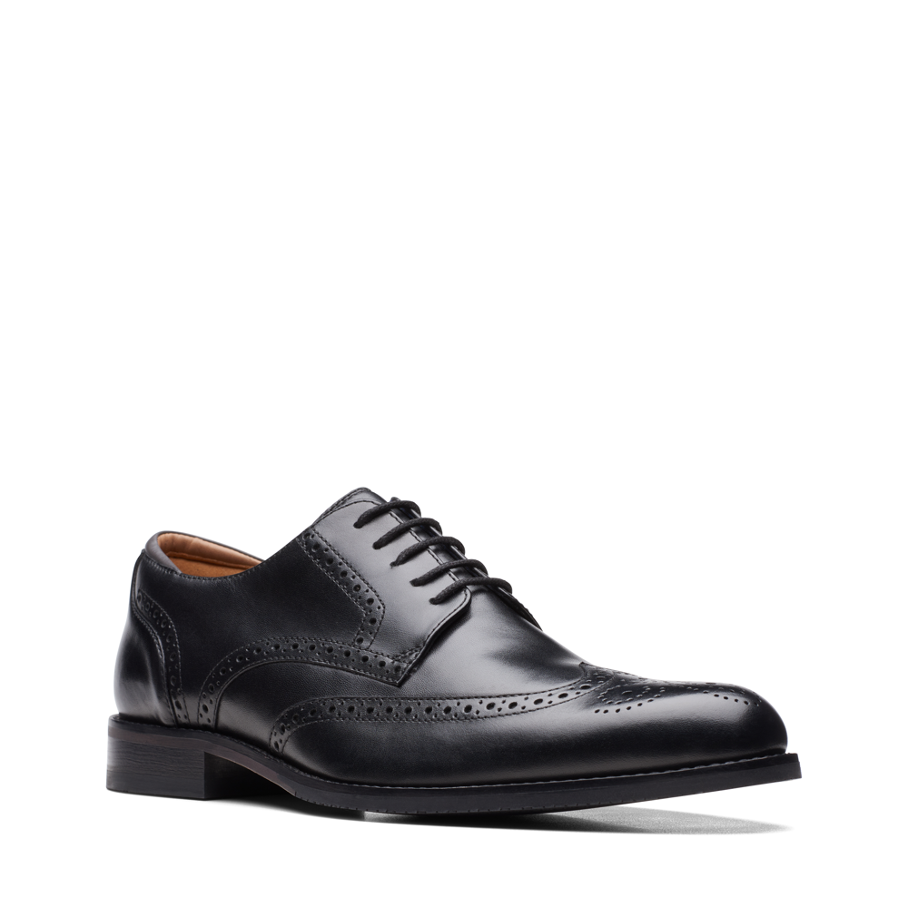 Clarks - CraftArloLimit - Black Leather - Shoes