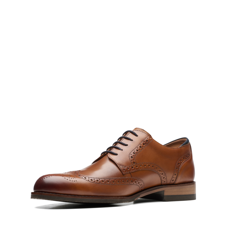 Clarks - CraftArloLimit - Tan Leather - Shoes