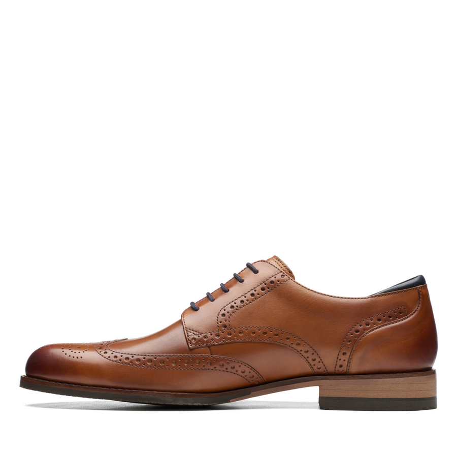 Clarks - CraftArloLimit - Tan Leather - Shoes