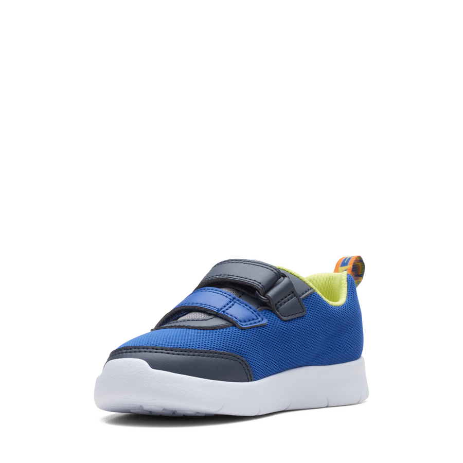 Clarks - Ath Yell K - Blue Combi - Trainers