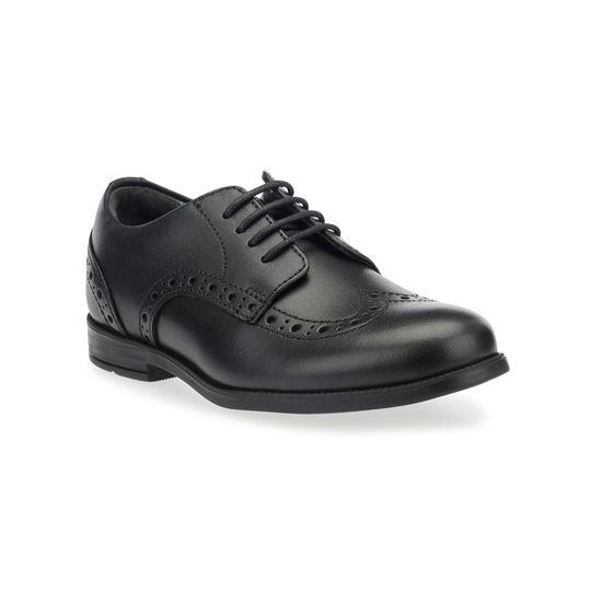Start Rite - Brogue Snr - Black Leather - School Shoes