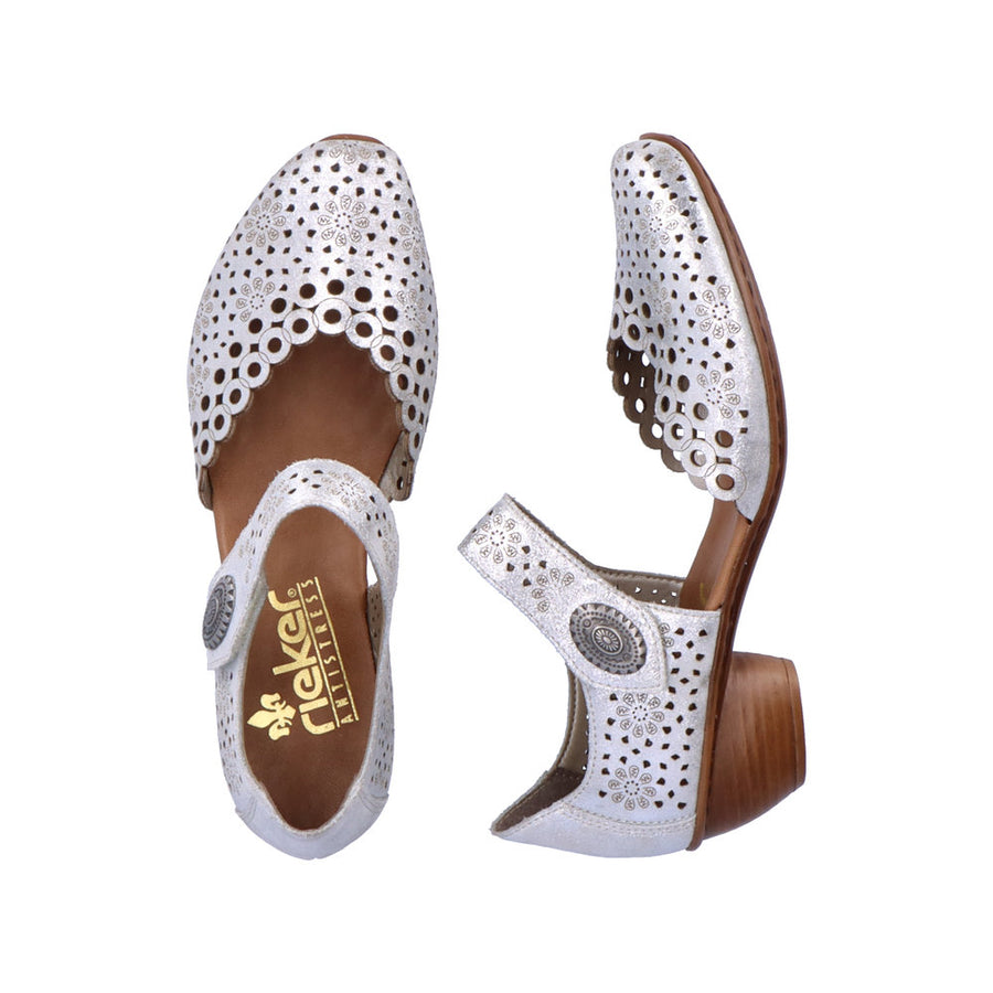 Rieker - 43753-90 - Silver - Shoes
