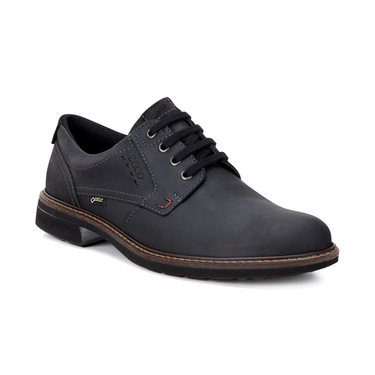 Ecco Turn GTX Plain Toe Tie - Black/Black - Shoes