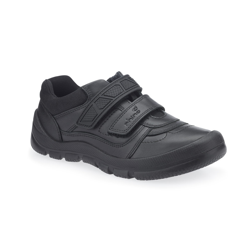 Start Rite - Rhino Warrior - Black Leather - School Shoes