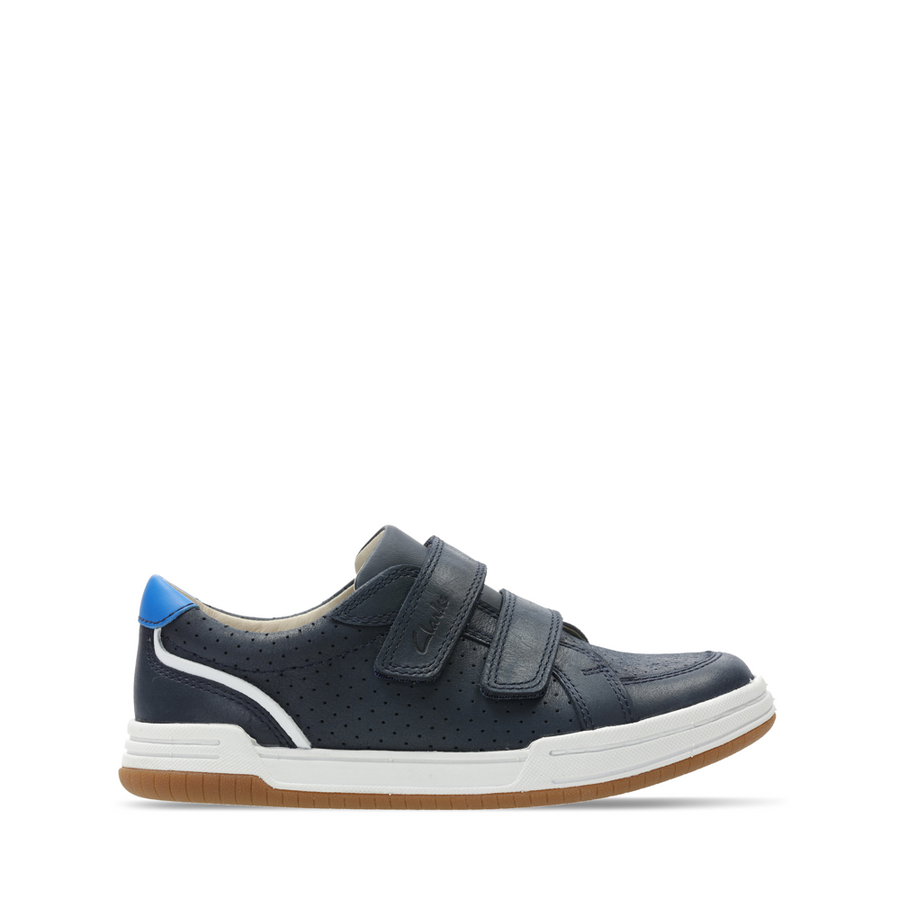 Clarks - Fawn Solo T - Navy Leather - Shoes