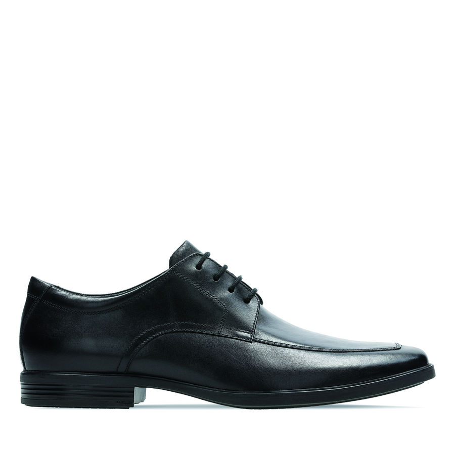 Clarks - Howard Apron - Black Leather - Shoes