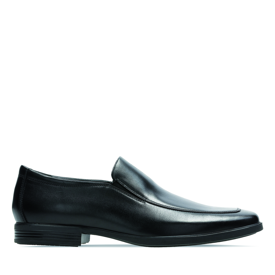 Clarks - Howard Edge - Black Leather - Shoes