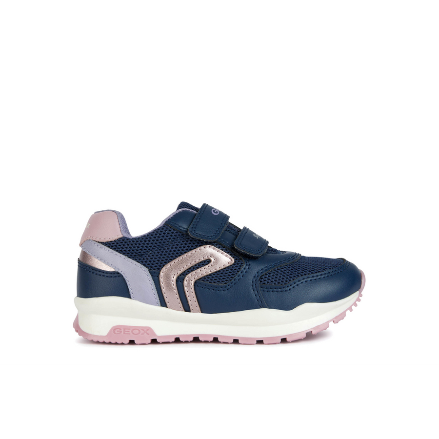 Geox J Pavel Girl Lt Navy Trainers