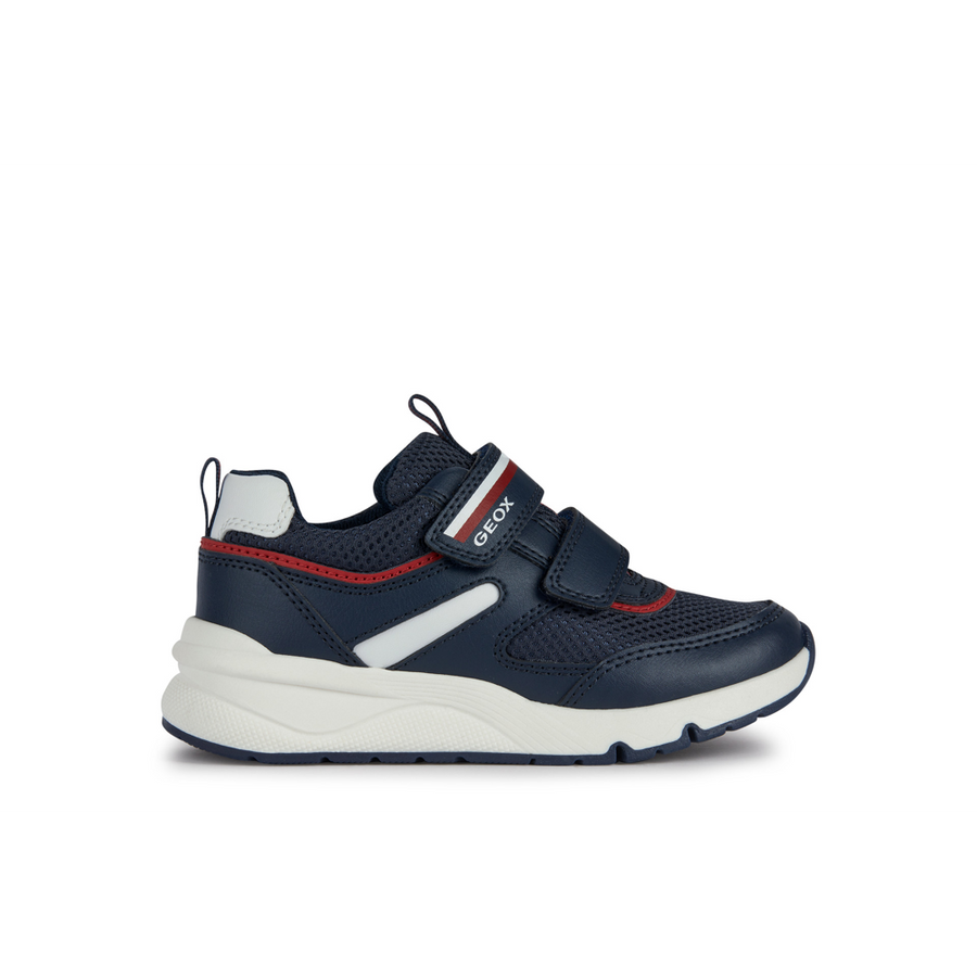 Geox red trainers clearance