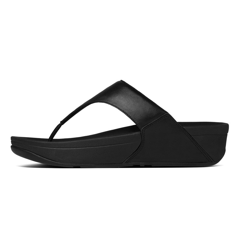 Fitflop - Lulu Leather Toe Post - I88-001 - Black - Sandals