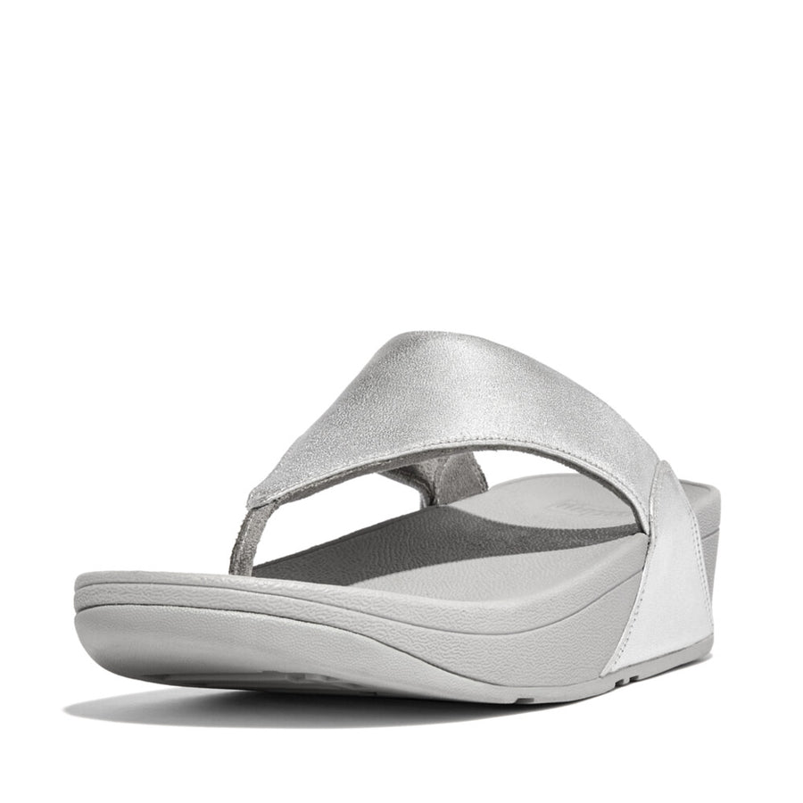 Fitflop - Lulu Leather Toe Post - I88-011 - Silver - Sandals