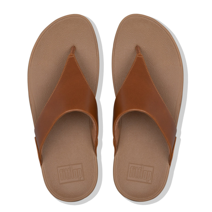 Fitflop - Lulu Leather Toe Post - I88-592 - Light Tan - Sandals