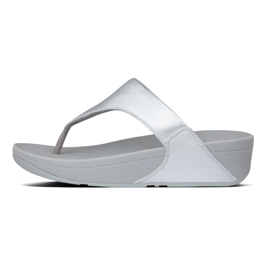 Fitflop - Lulu Leather Toe Post - I88-011 - Silver - Sandals