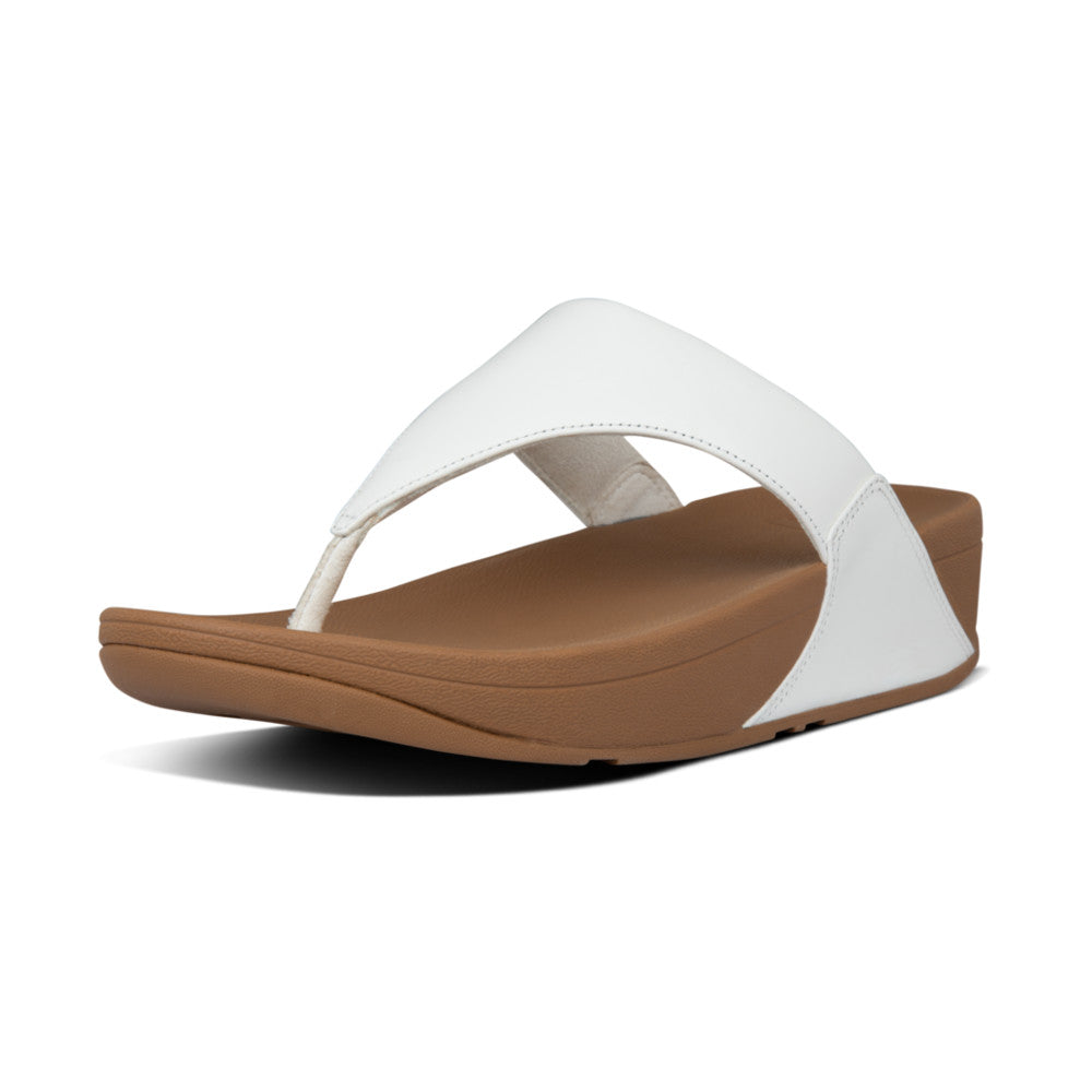 Fitflop - Lulu Leather Toe Post - I88-024 - White - Sandals