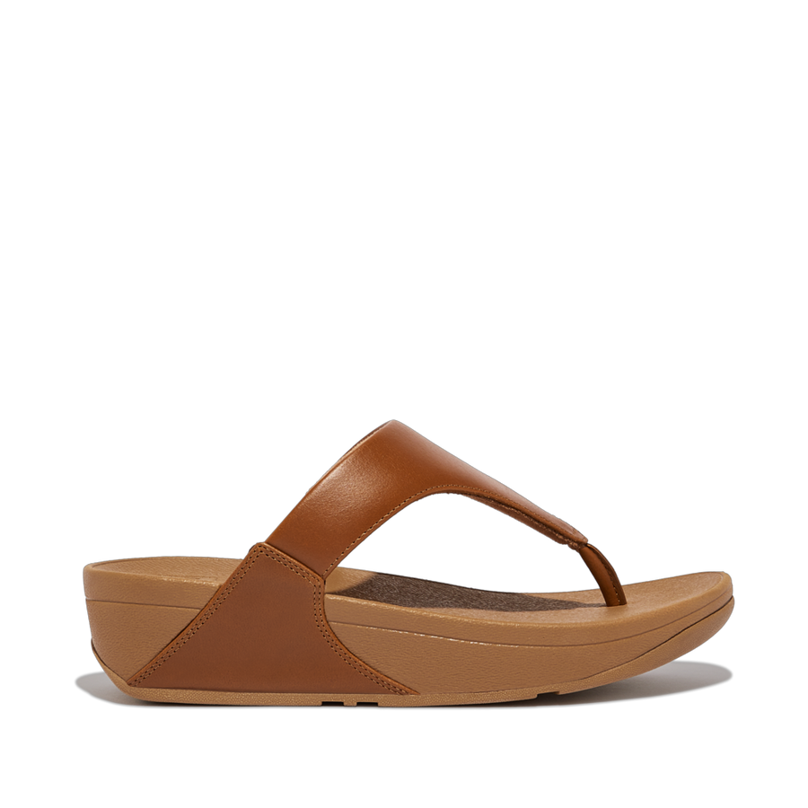 Fitflop - Lulu Leather Toe Post - I88-592 - Light Tan - Sandals