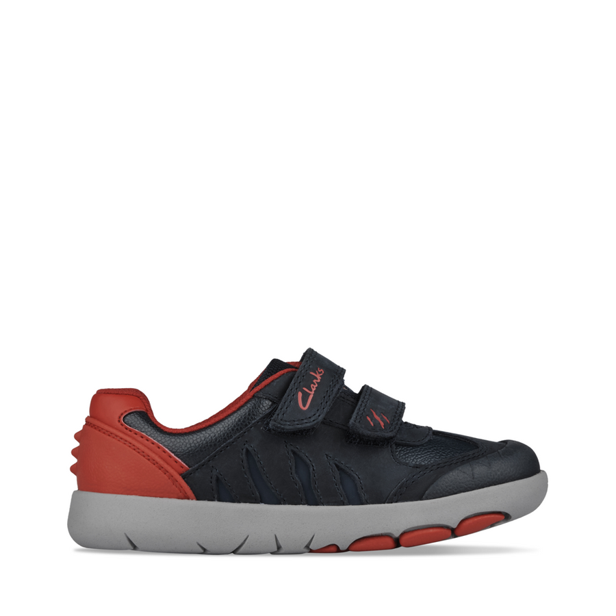 Rex Play K - Navy/Red Lea