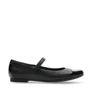 Clarks - Scala Gem Y - Black Leather - School Shoes